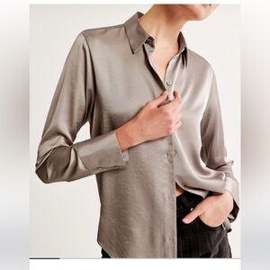 A&F Satin Button down
